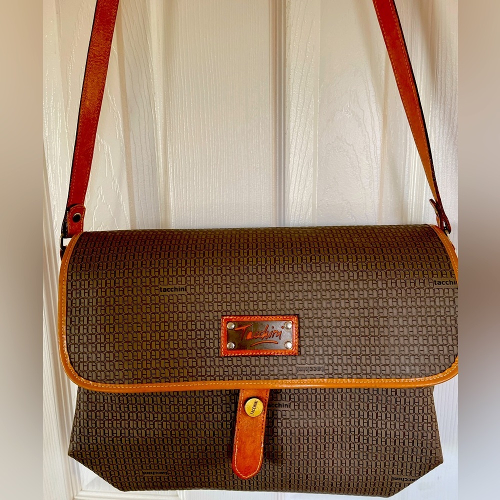 Vintage Sergio Tacchini Cross-Body purse EUC